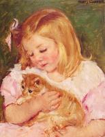 Cassatt, Mary - Sara Holding A Cat
